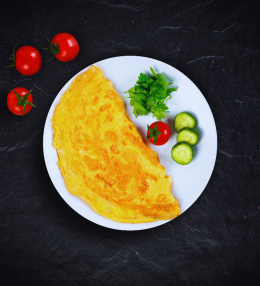 5 Dakikada Sade Omlet