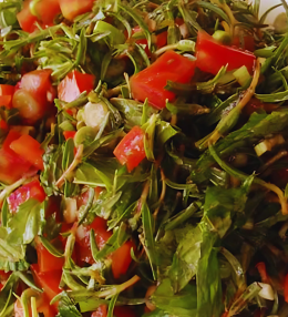 Zeytinyağlı Zahter Salatası